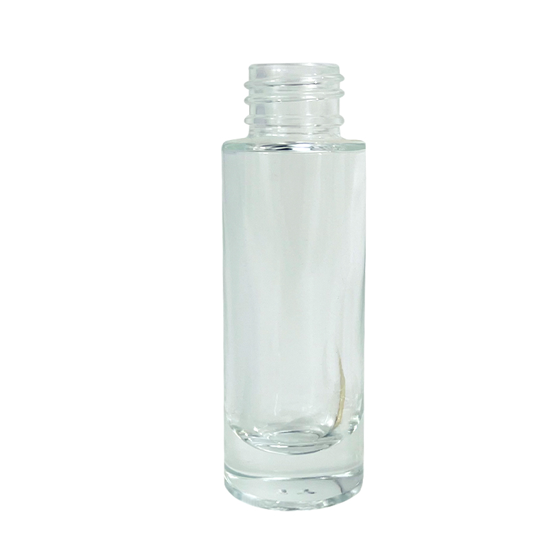 Thick bottom 20ml Cylinder Round Thick Bottom Glass Dropper Bottle Cosmetic Serum Essential Oil Glass Bottle