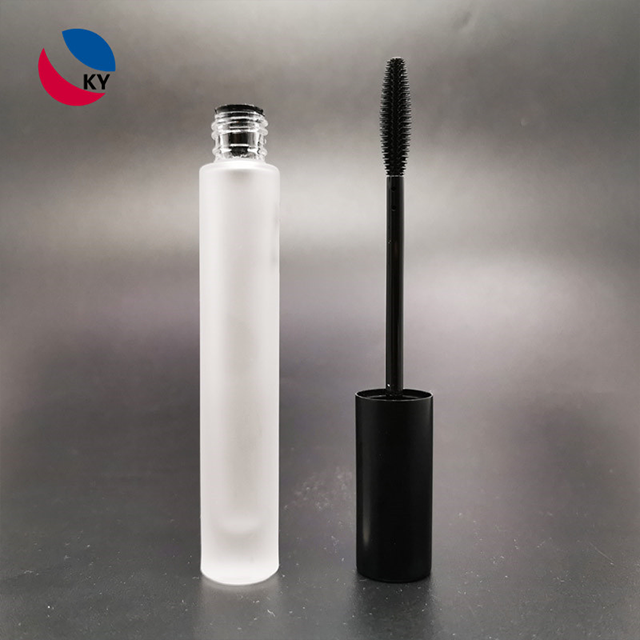10ml Glass Mascara with aluminum Lid Custom Mascara Brush for Makeup Cosmetic Packaging