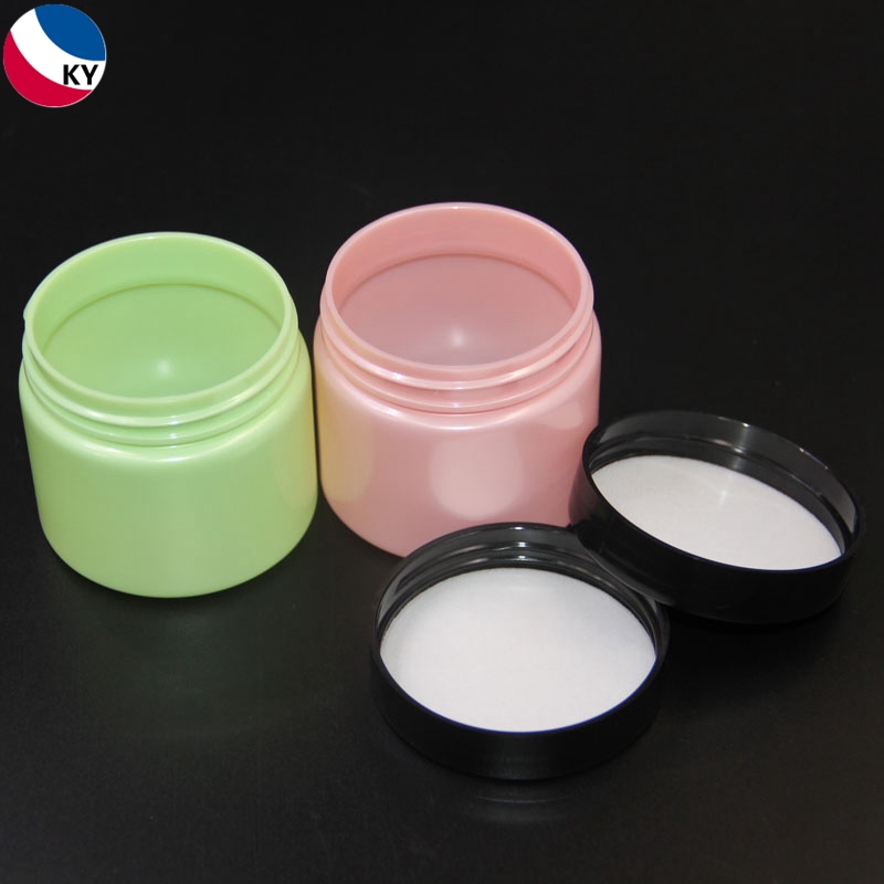 50g PET Face Cream pink green Color Plastic Pump Bottle Plastic Face Cream Jar For Cosmetic Container 