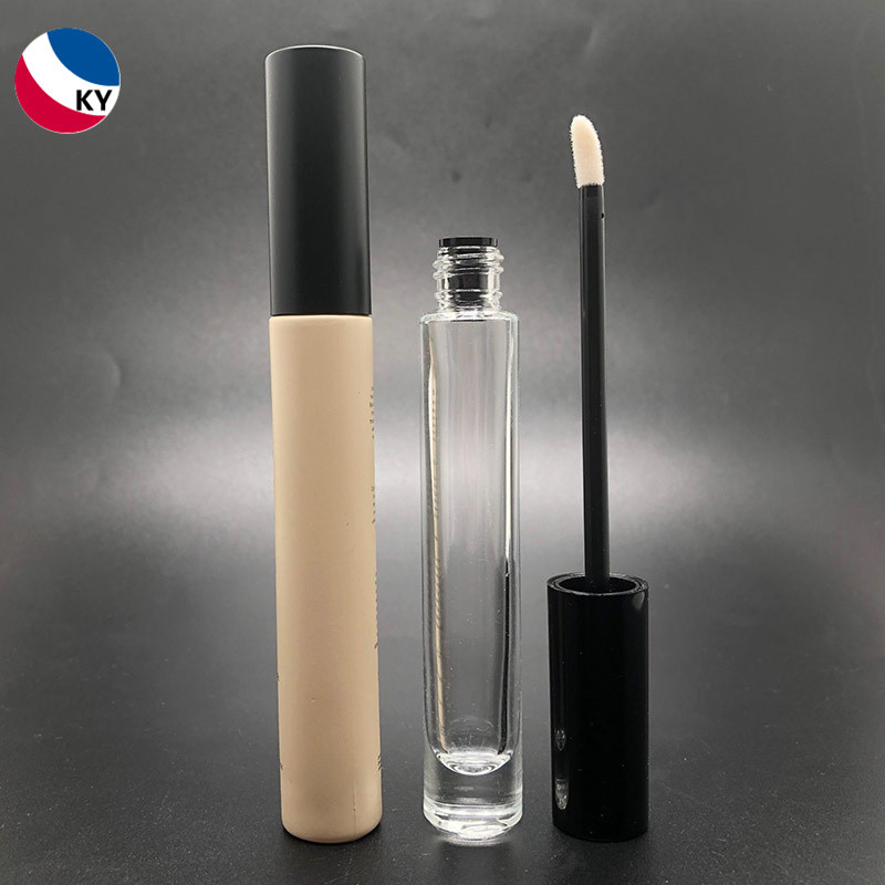 New Cosmetic 5ml 10ml Mascara Glass Container Lipstick Lipgloss Tube With Clear Glass Bottle