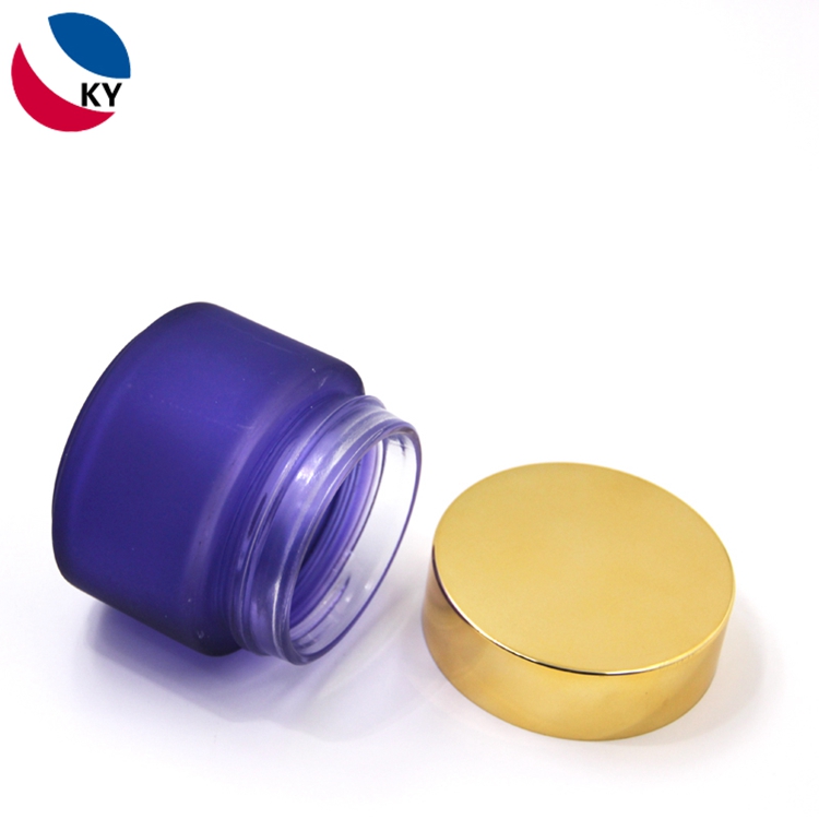 3oz 4oz 100g Body Scrub Jars Matte Purple Custom Color 50g 100g Face