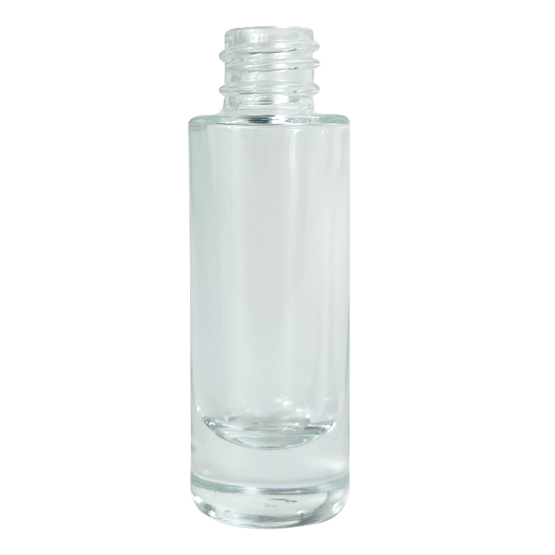 Thick Bottom 15ml Cylinder Round Thick Bottom Glass Dropper Bottle Cosmetic Serum Essential Oil Glass Bottle