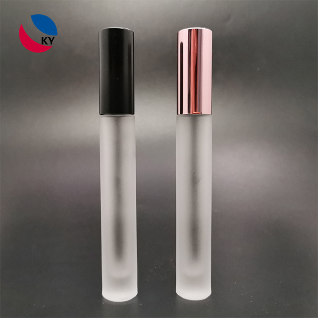 10ml Glass Mascara with aluminum Lid Custom Mascara Brush for Makeup Cosmetic Packaging